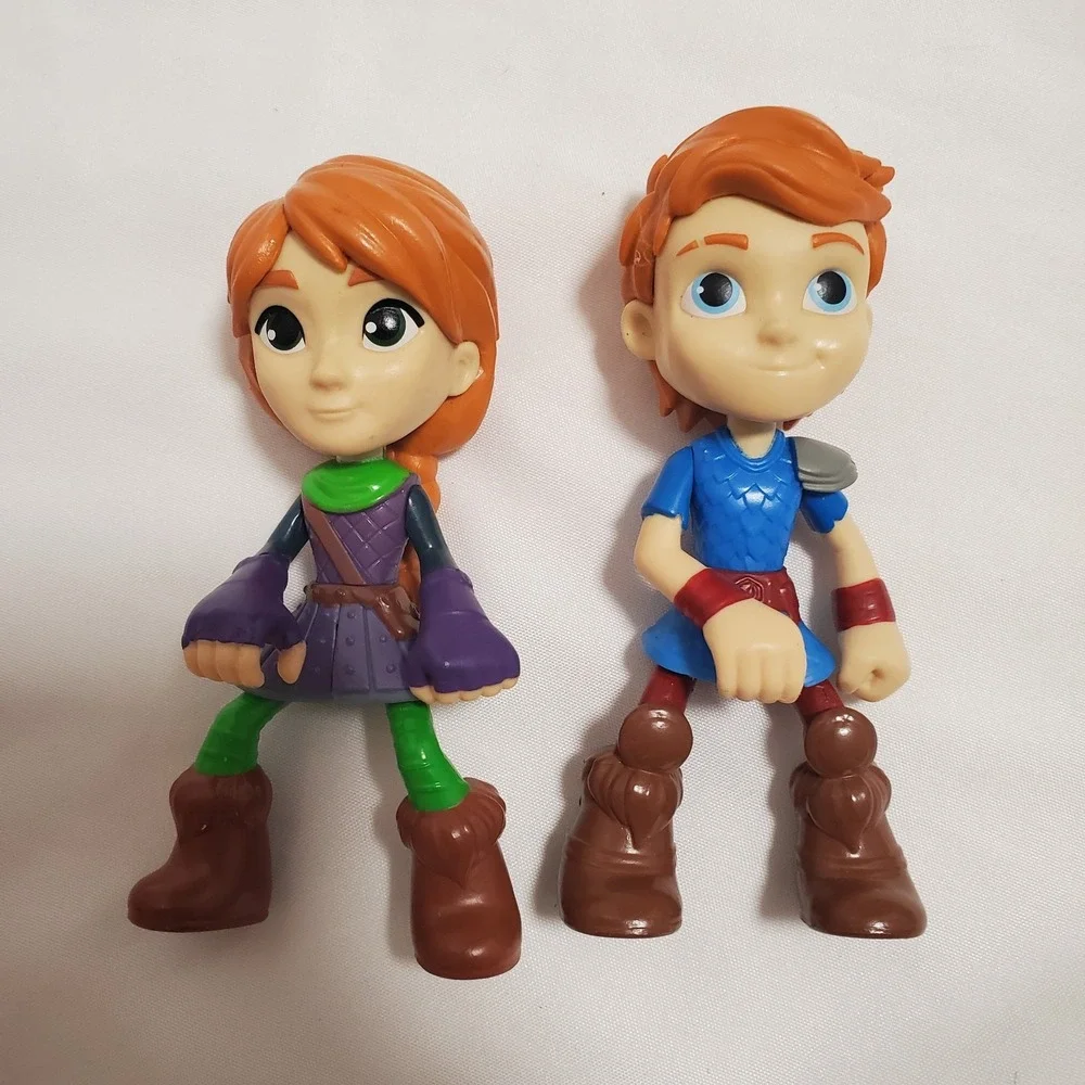 2020 Spin Master DreamWorks Dragons: Rescue Riders Leyla And Dak Action Figure